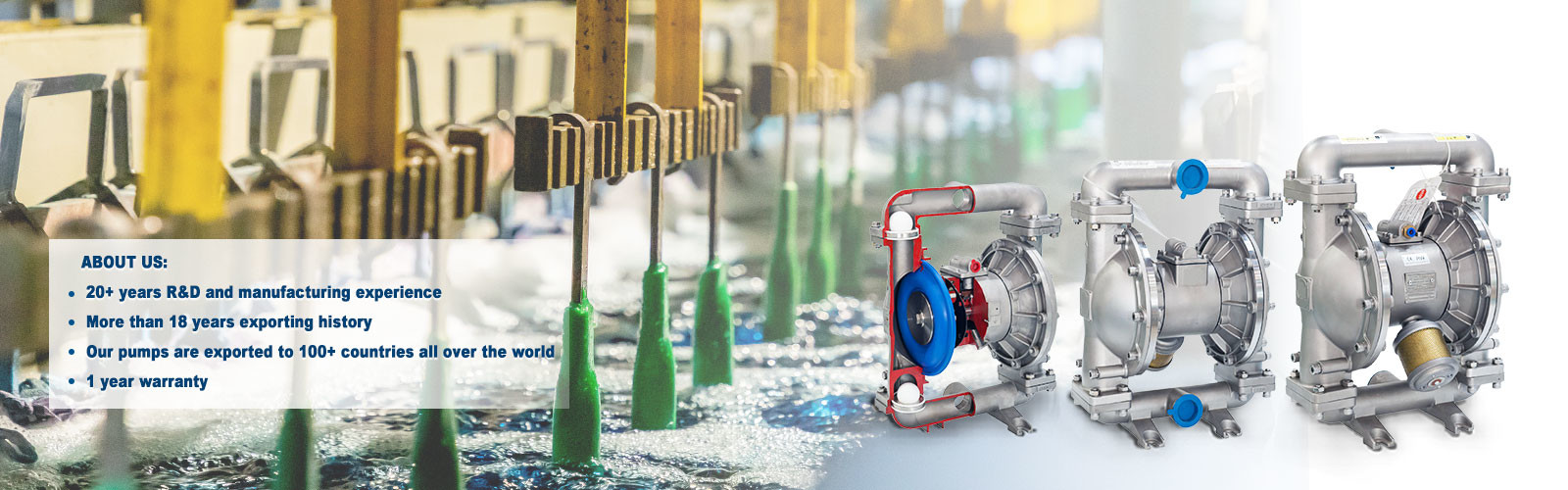 Qualität pressluftbetätigte Membranpumpe Fabrik